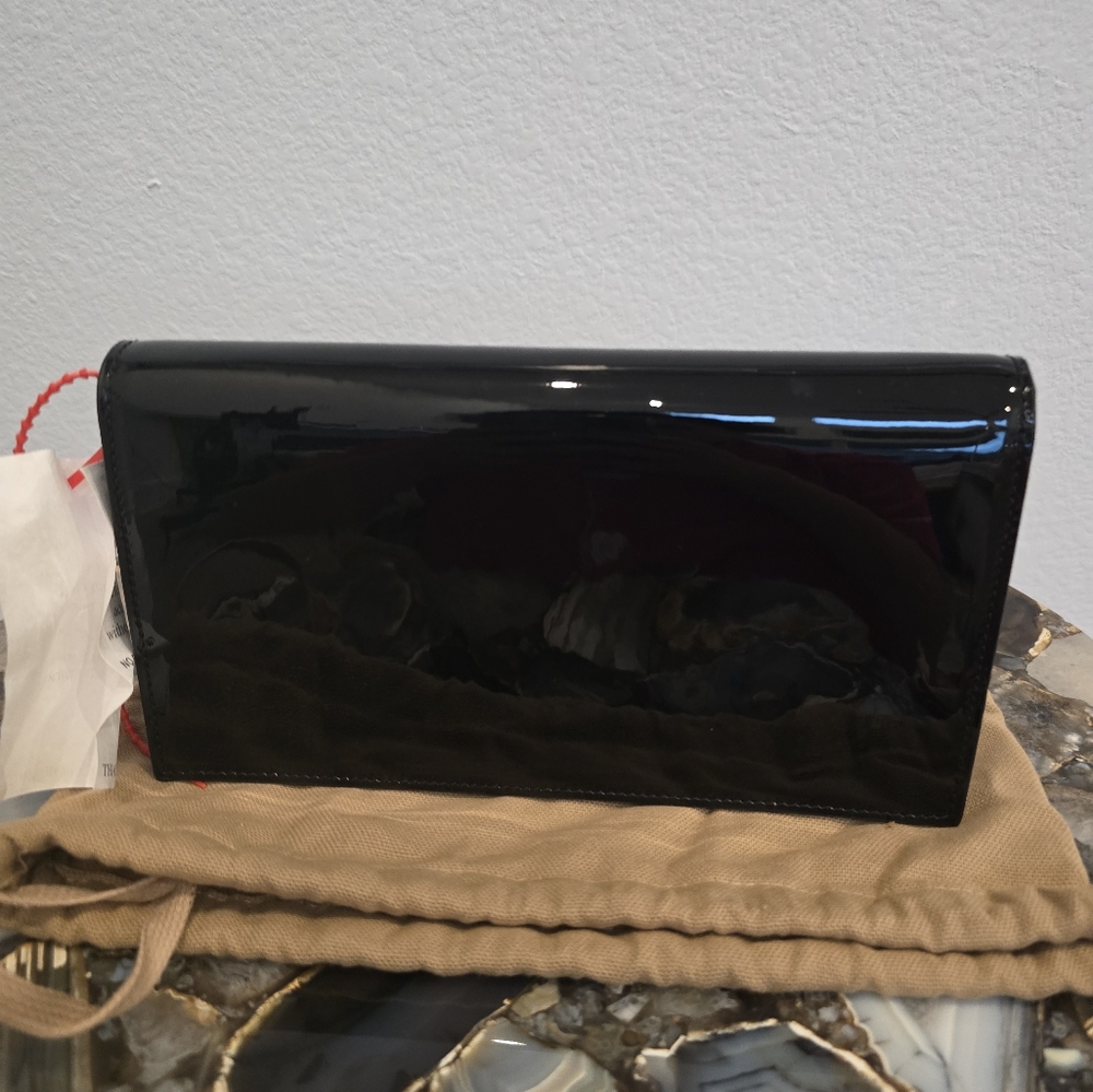 Christian Louboutin Loubi54 Black Patent Leather Bag - Picture 5 of 11